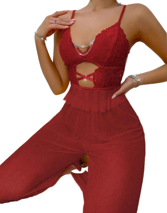 Lacey Heart detailed lounge wear