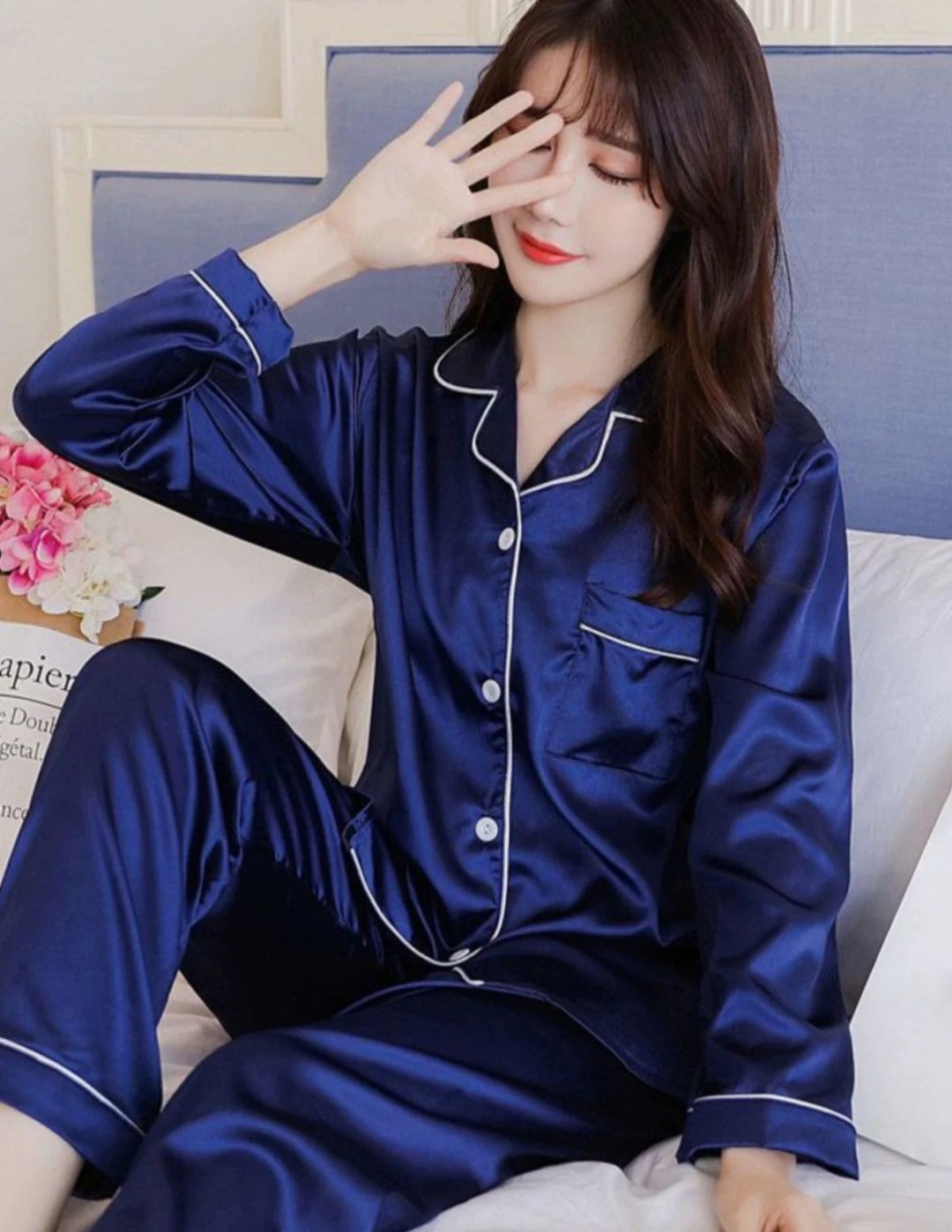 2pc satin pj set