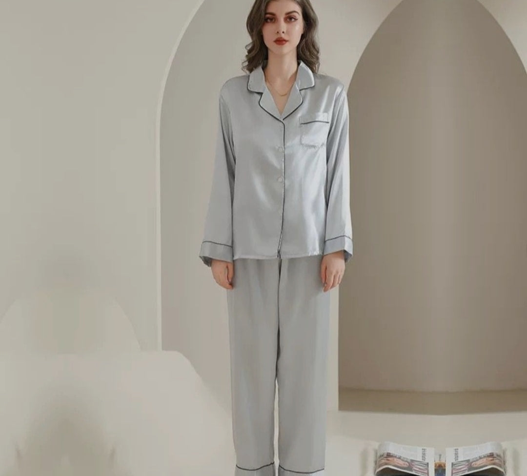 2pc satin pj set