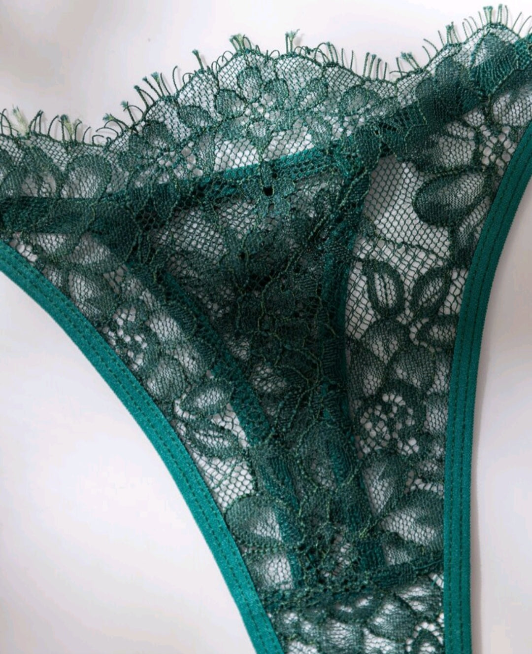 Emerald Green Babydoll + Thong