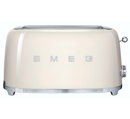 SMEG 4-Slice Toaster TSF02 Cream