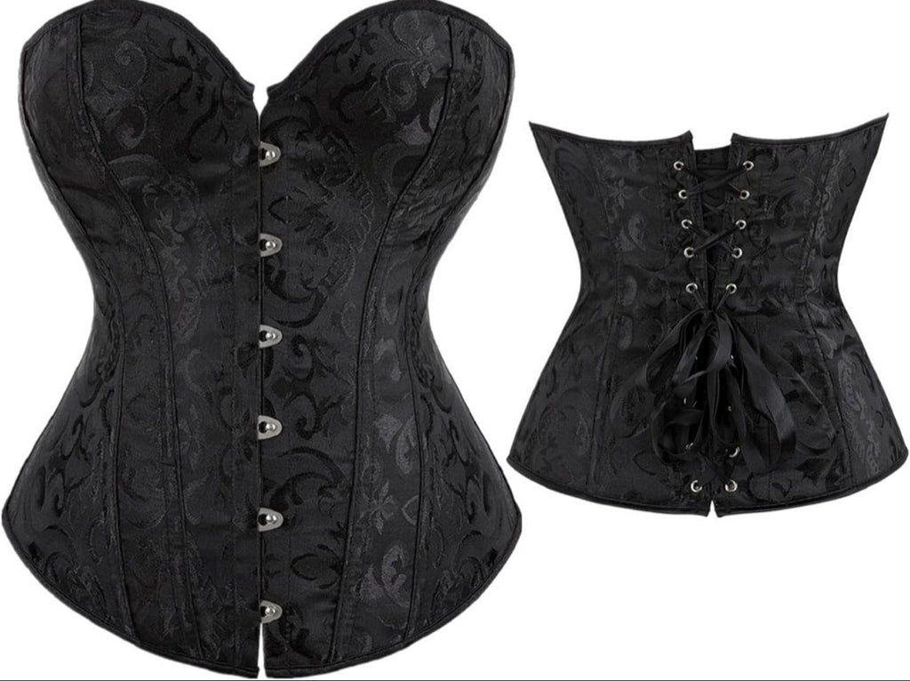 Floral Steel Boned Corset