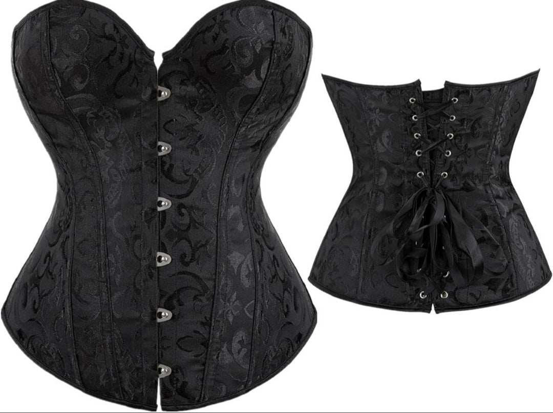 Floral Steel Boned Corset