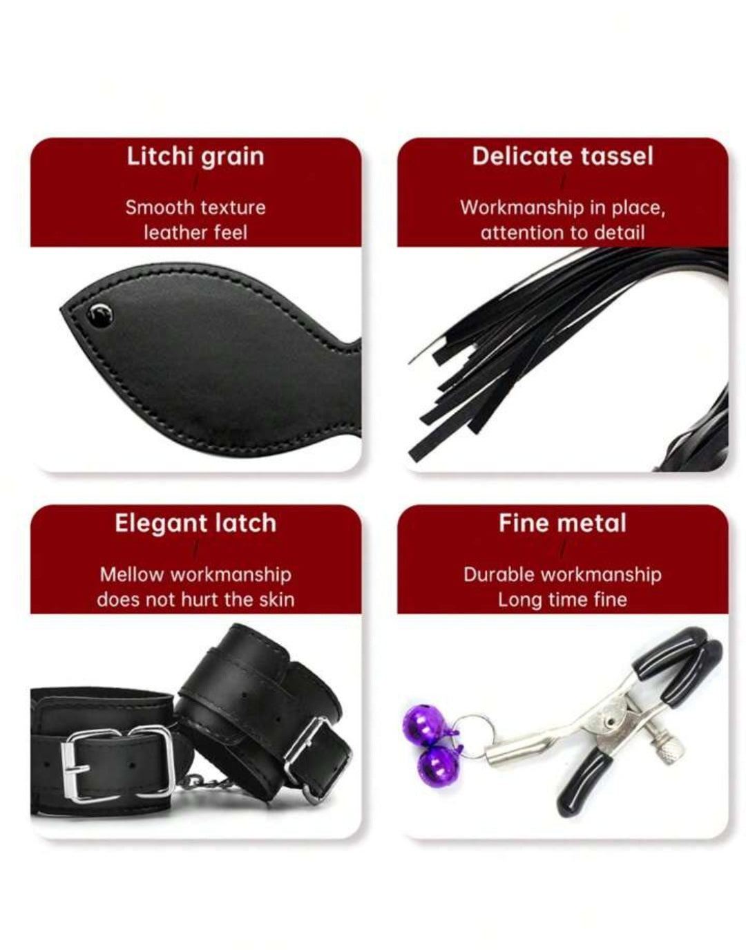 Bondage set 9pc - Beginners Explore Kit