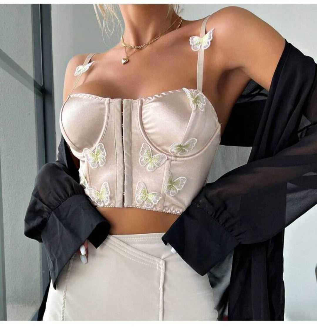 Butterfly Corset Bra