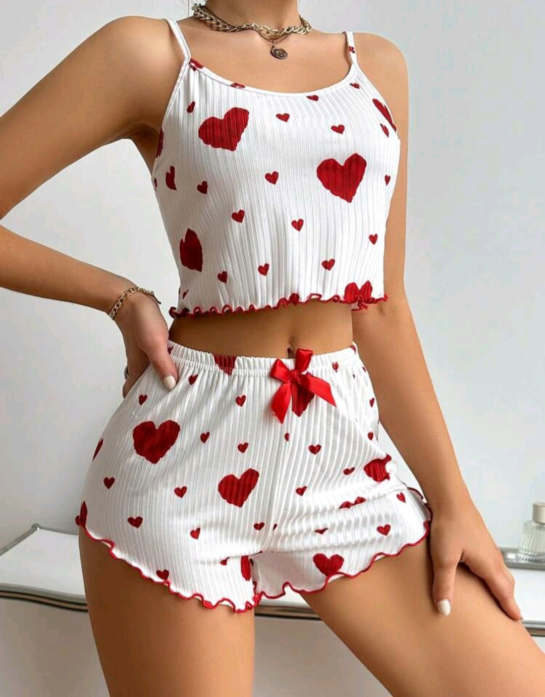 Valentines 2pc Pj set