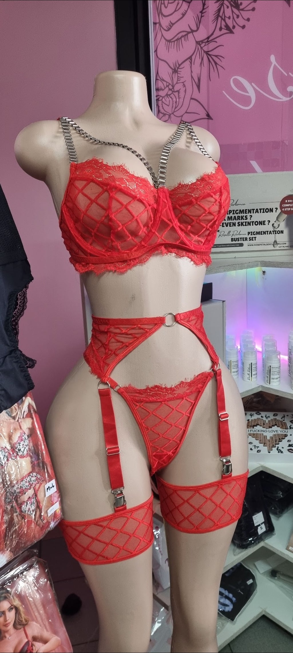 Diamond babe lingerie set