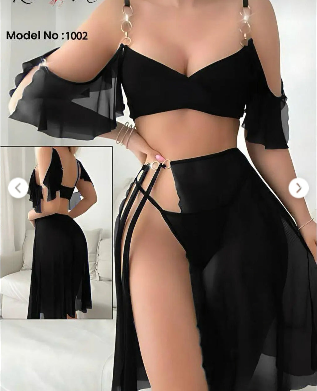 3pc cold shoulder set