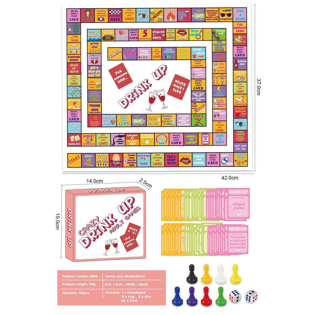 Drink Up Adult Board Game