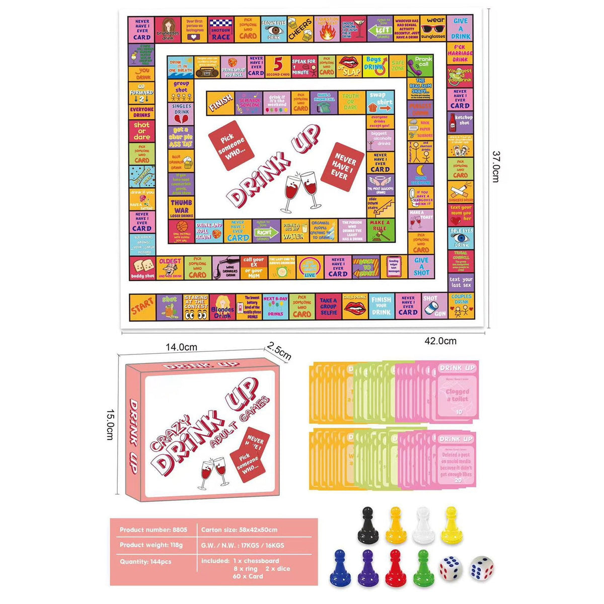 Drink Up Adult Board Game