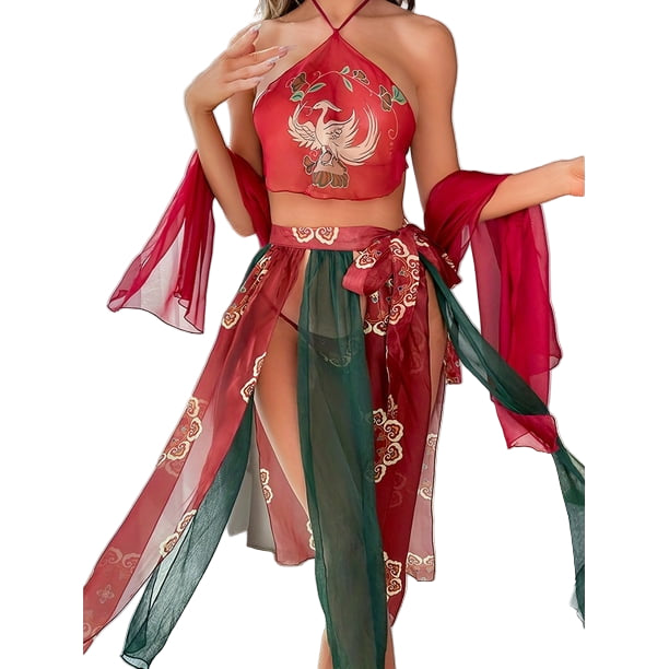 Dragon 4pc Lingerie set