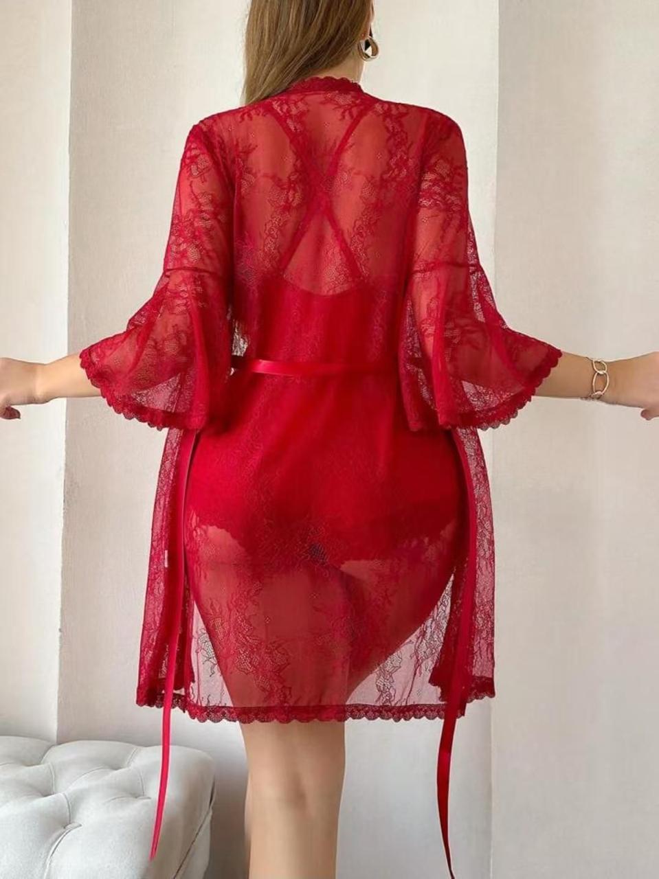 Bling Teddy and Robe Set