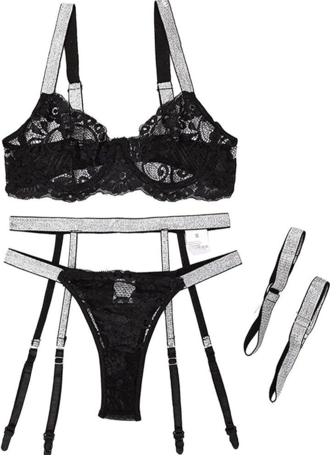 Lace and Bling Lingerie set