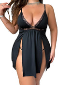 High Double Slit Babydoll