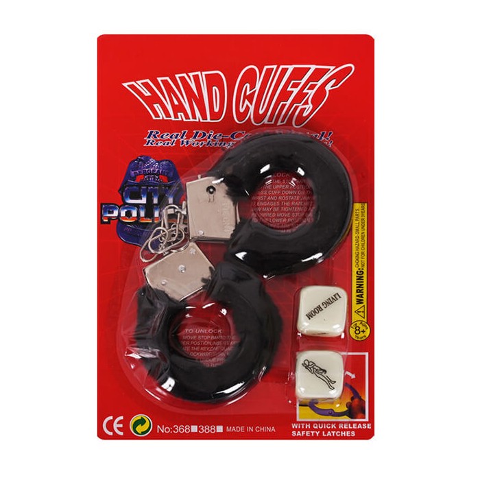 Handcuffs and Adult Dice Set