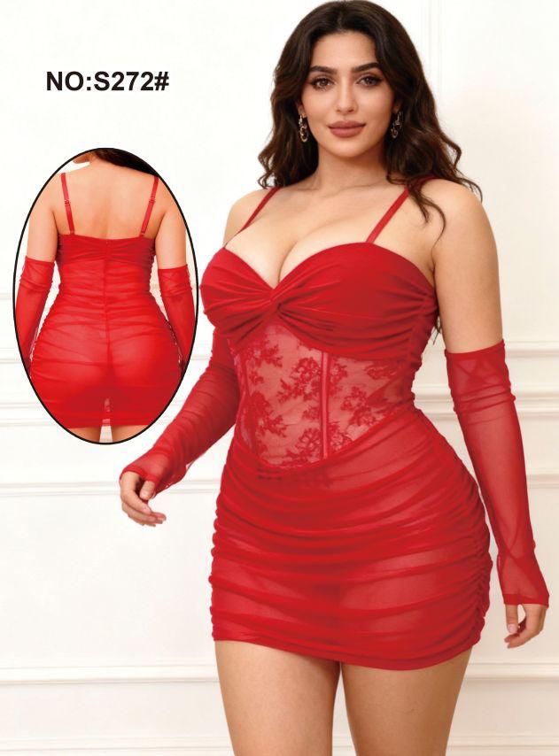Plus Size Babydoll with Arm Warmers