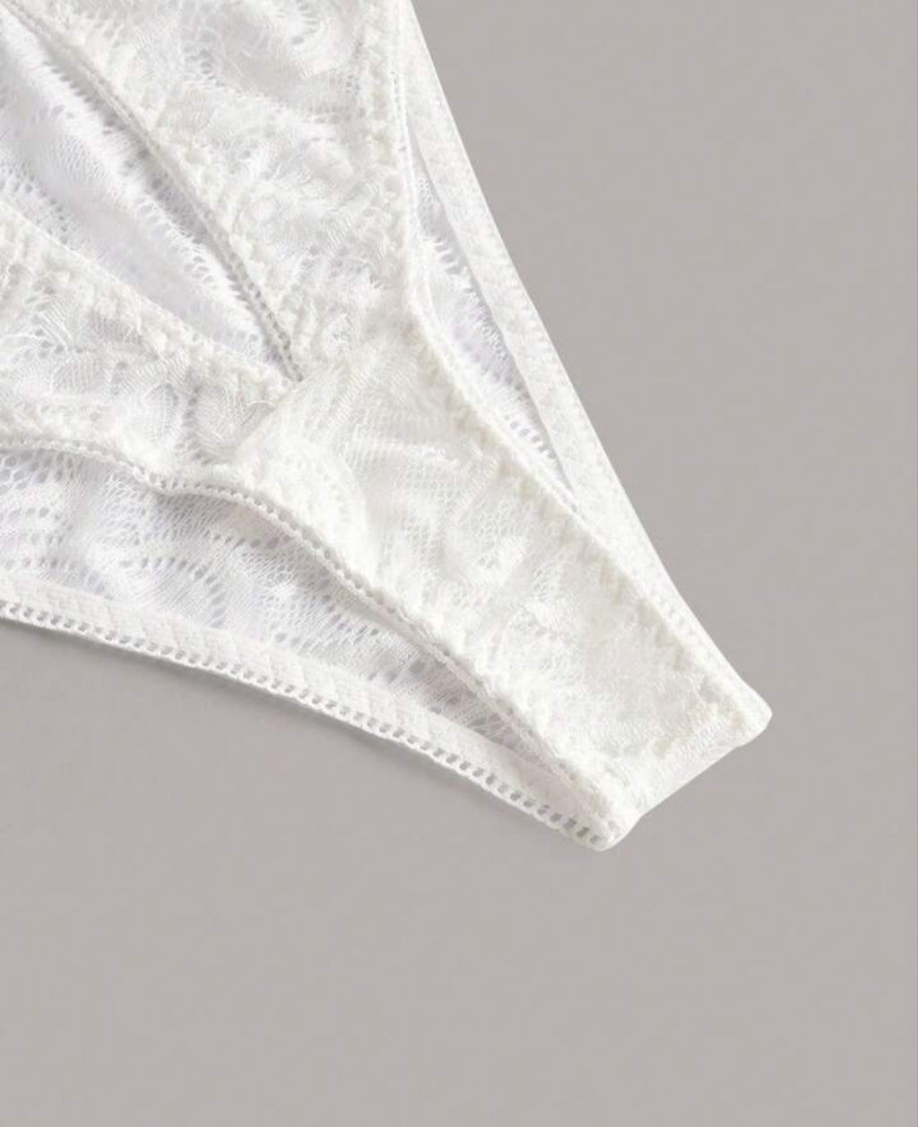 Lacey teddy with sleeves