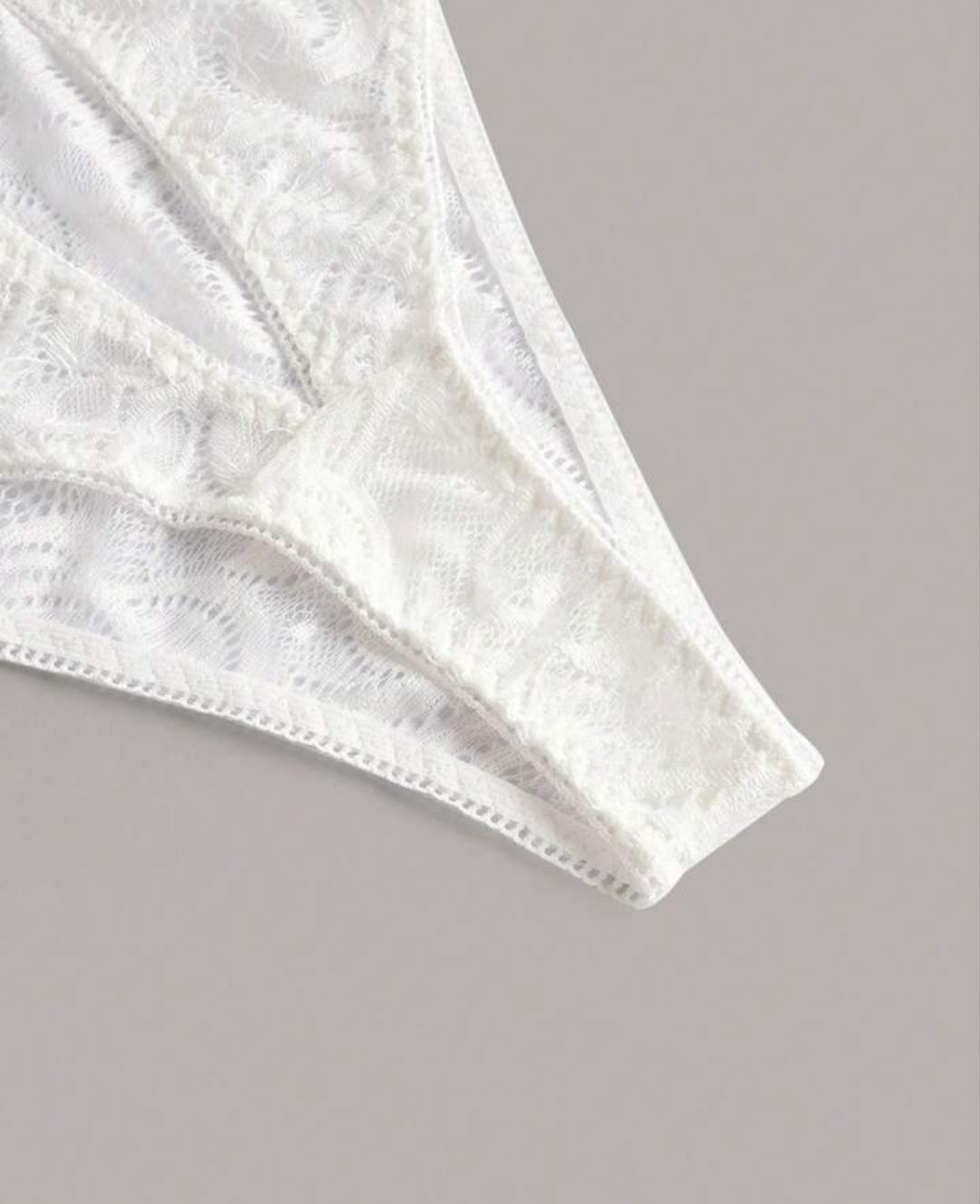 Lacey teddy with sleeves