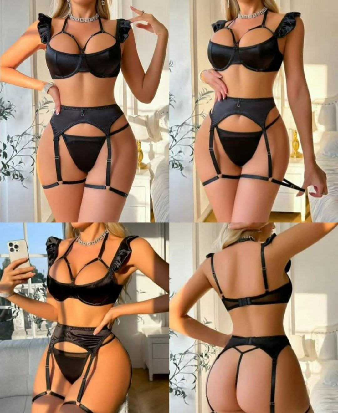 Ruffle Lingerie Set