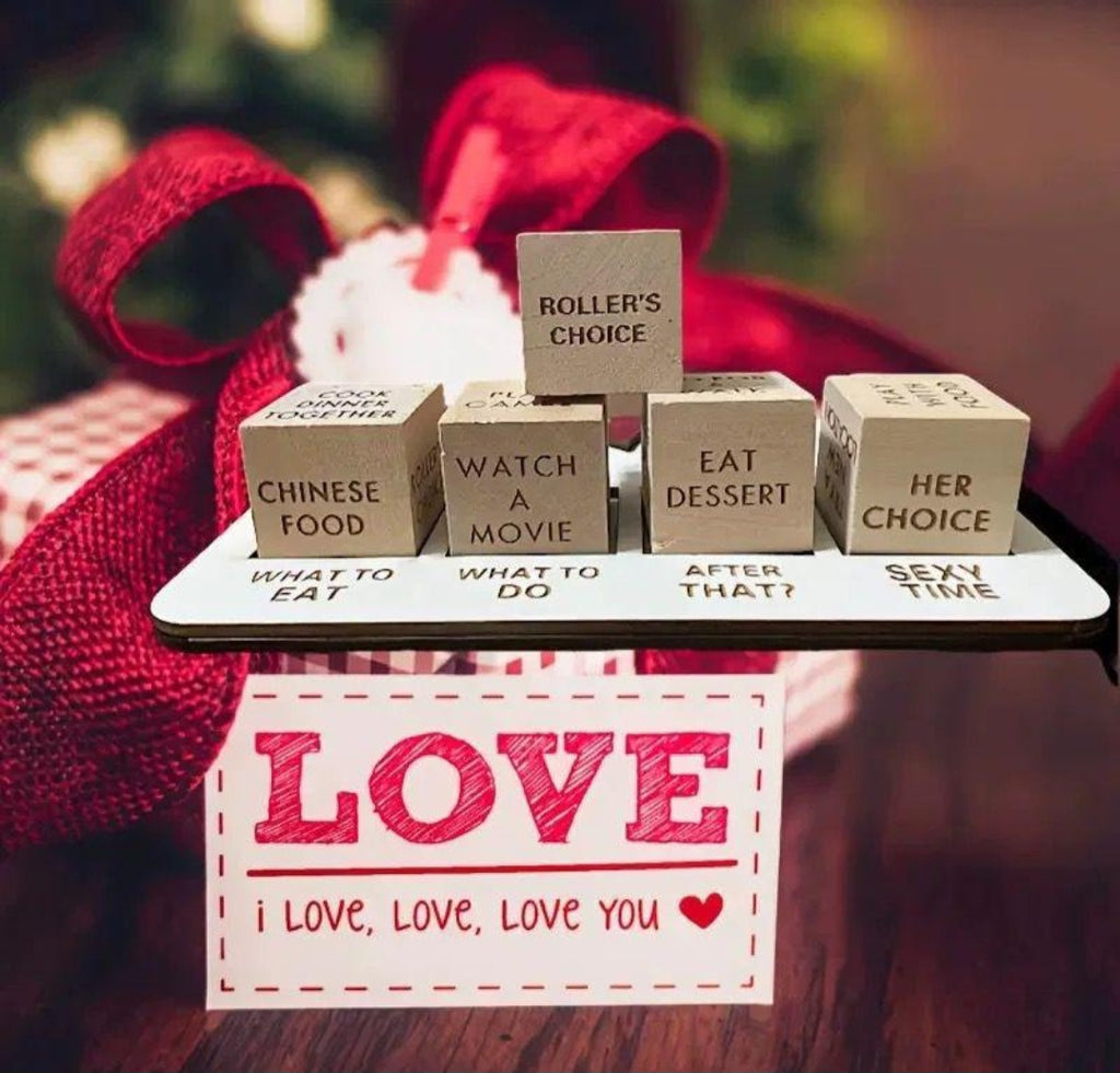 Date Night Desicion Dice with bag