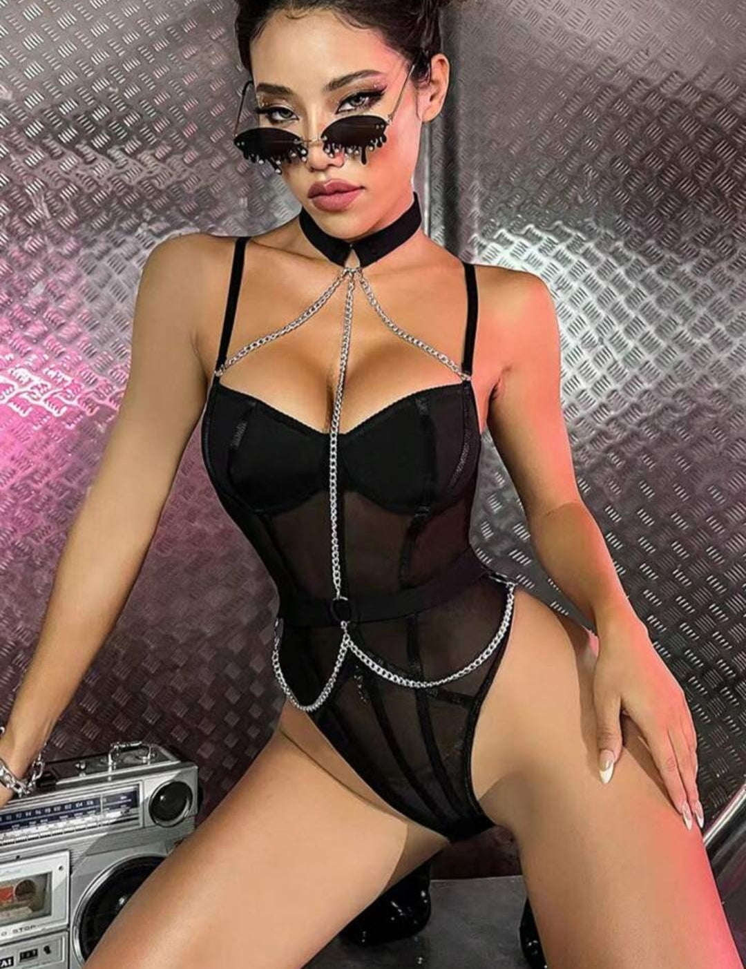 Sheer Midnight Teddy