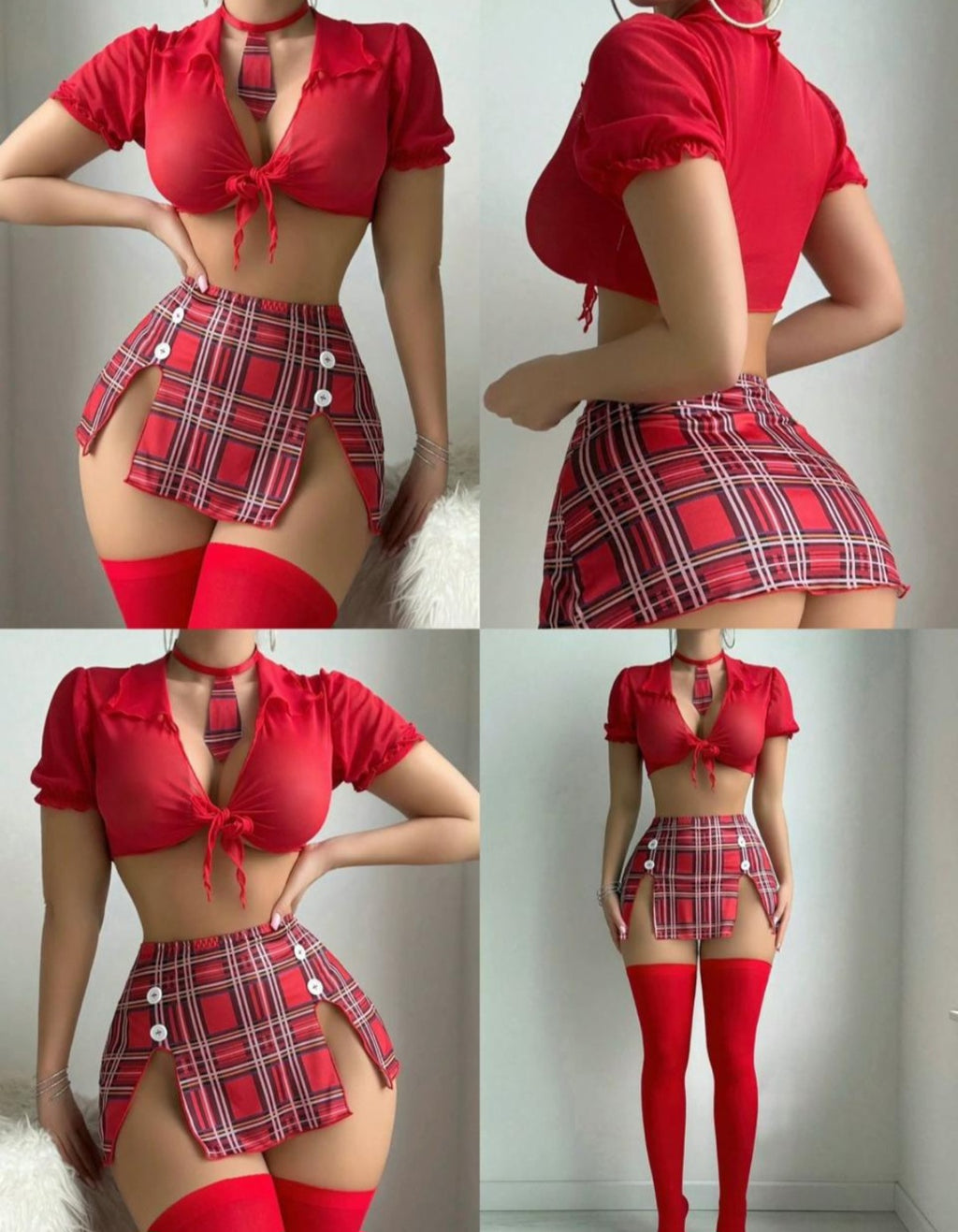 Sexy Student Roleplay Lingerie Set