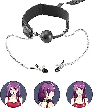Neck to Wrist Bondage Set