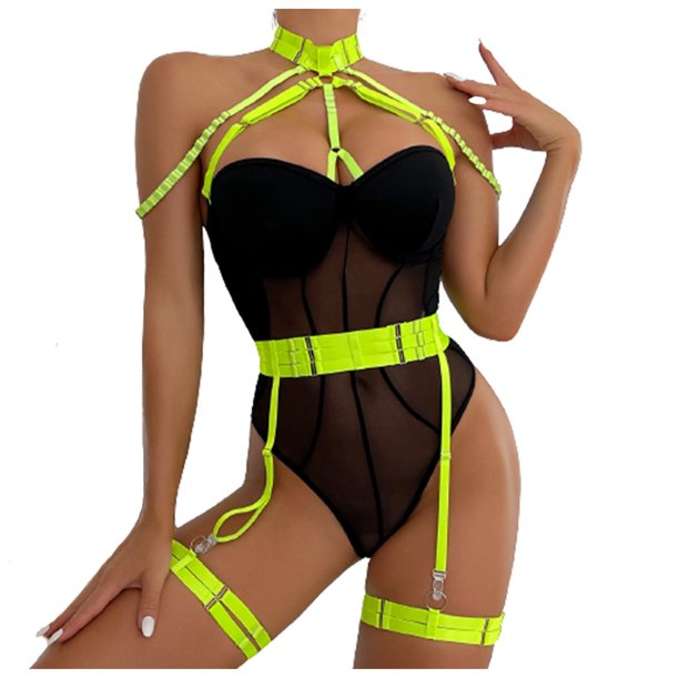 Strappy Teddy Lingerie set