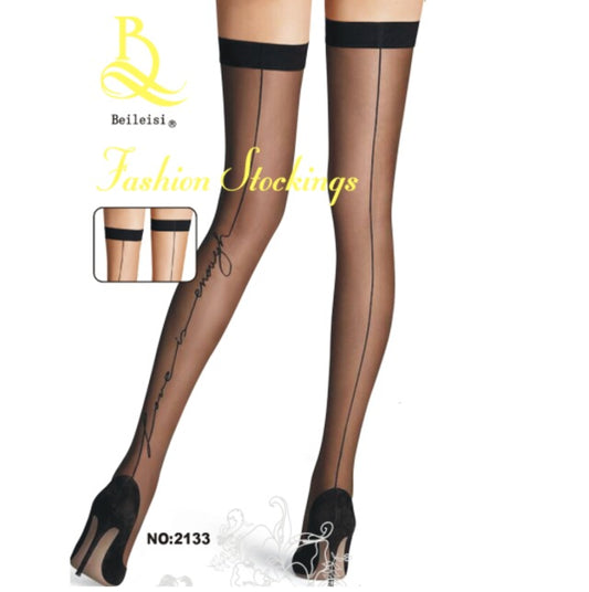 Love is enough thigh high Stocking