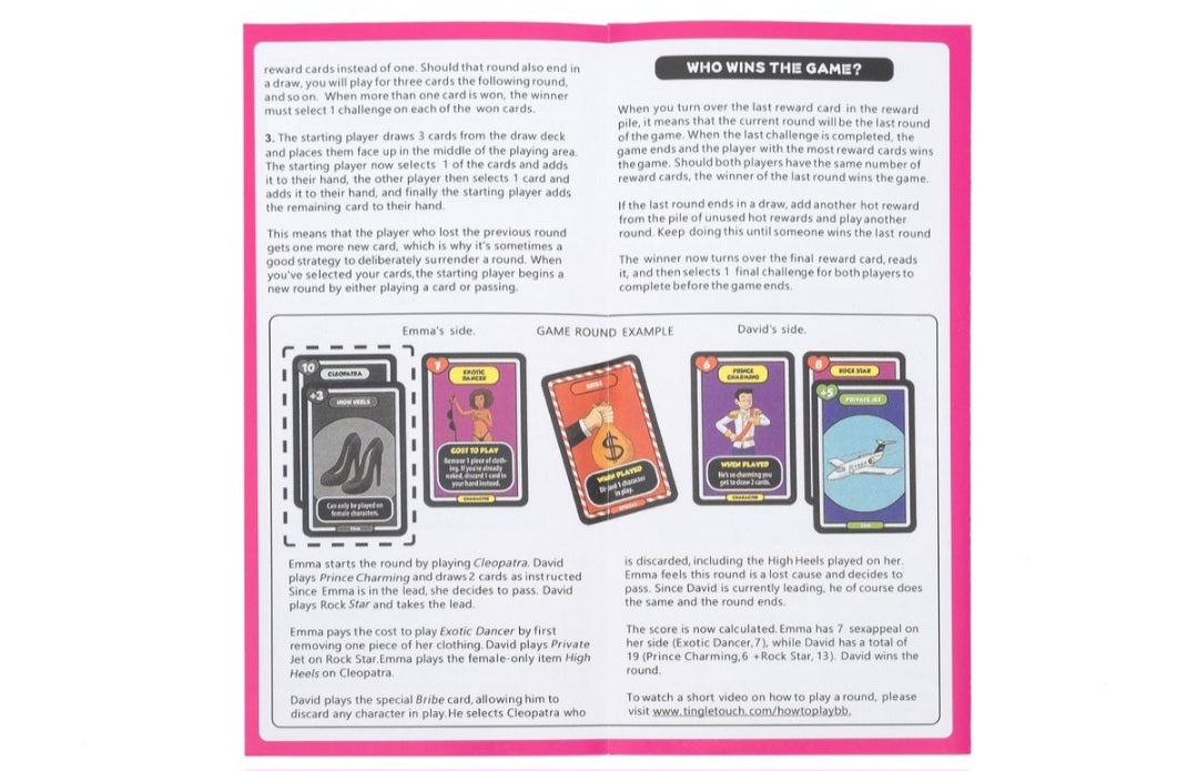 Bedroom Battle 18+ couples Game