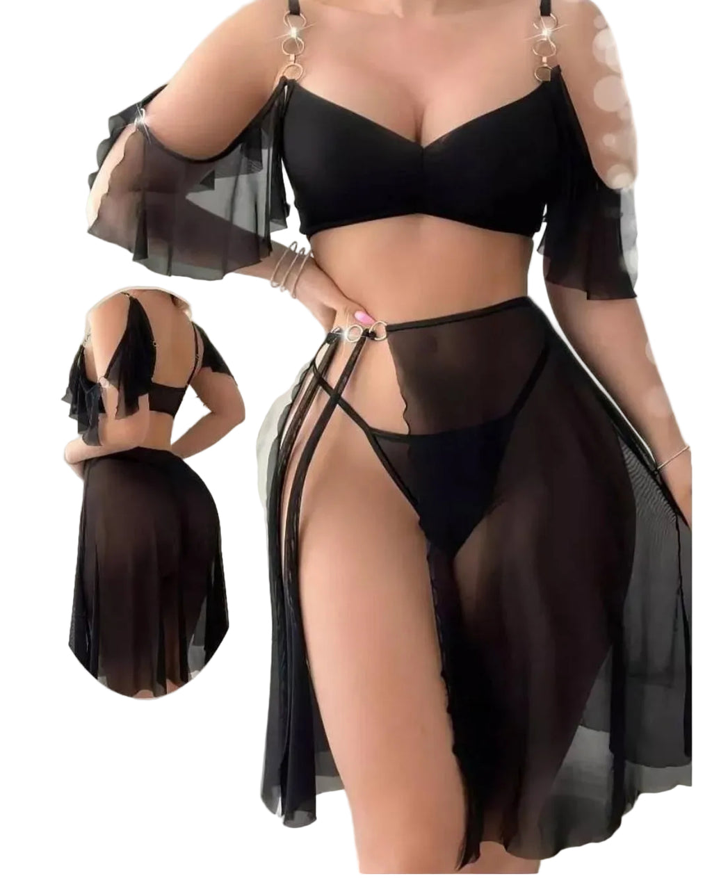 3pc cold shoulder set