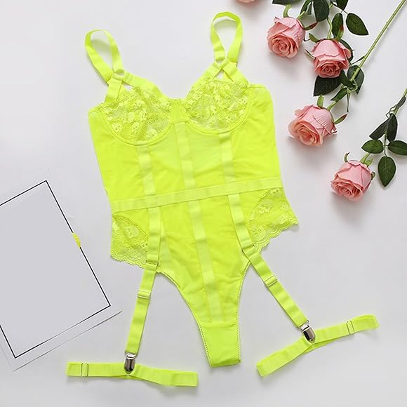 KILLA - Skull detailed teddy with Leg Rings