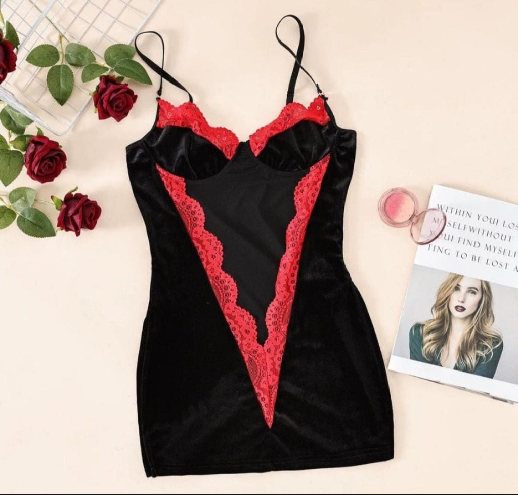 Velvet Dreams Mini Dress