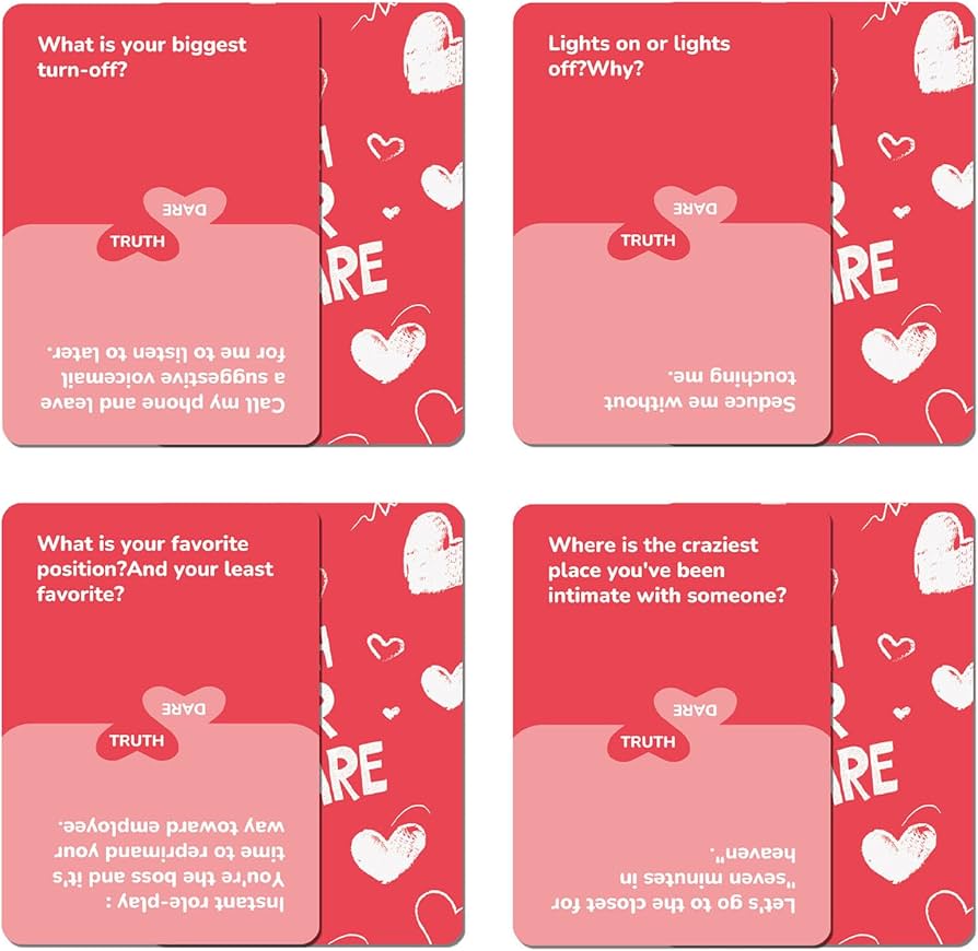 Truth Or Dare Card Game