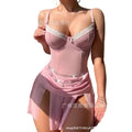 Pink babydoll + Chain