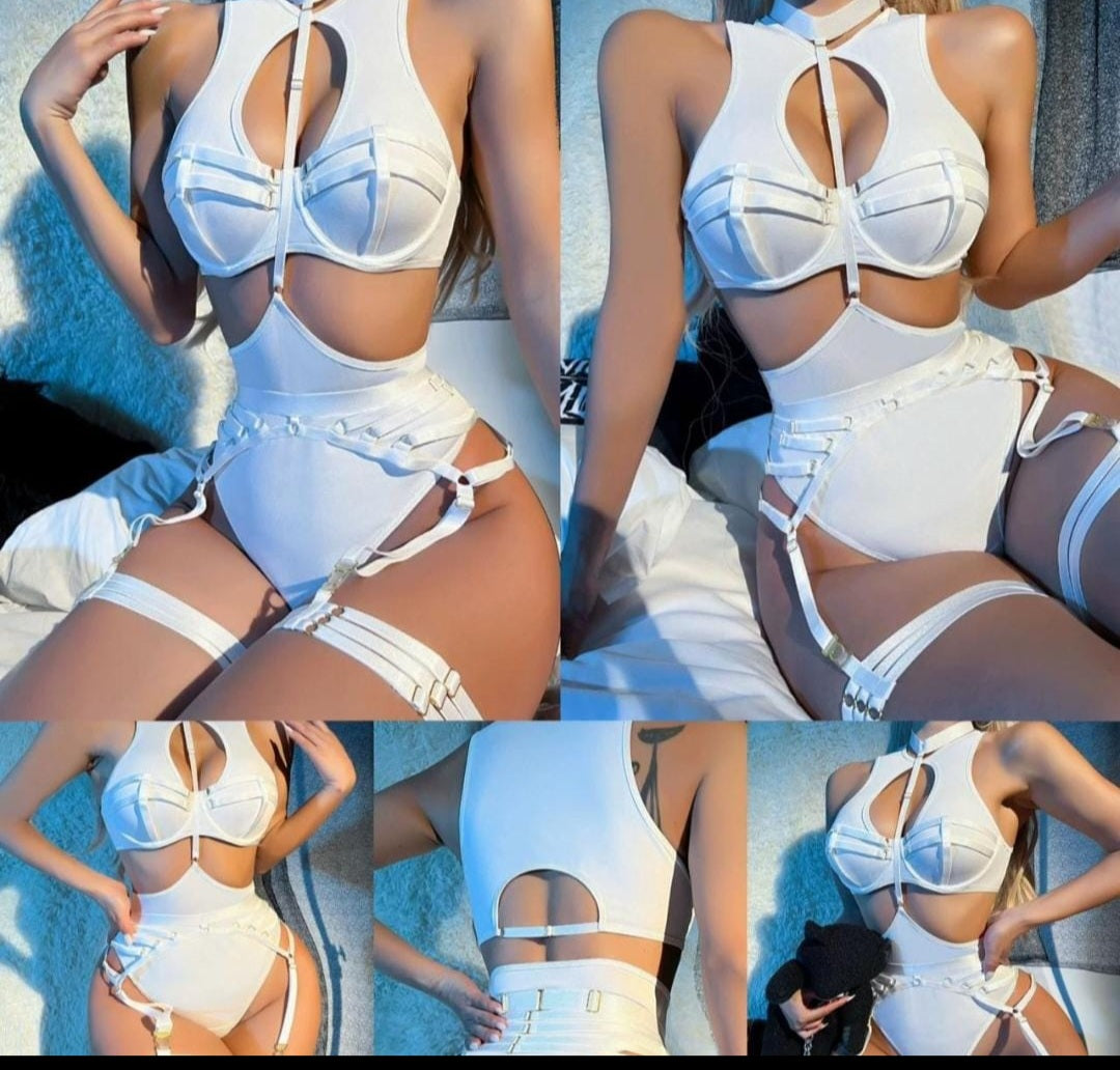 White dreams lingerie set