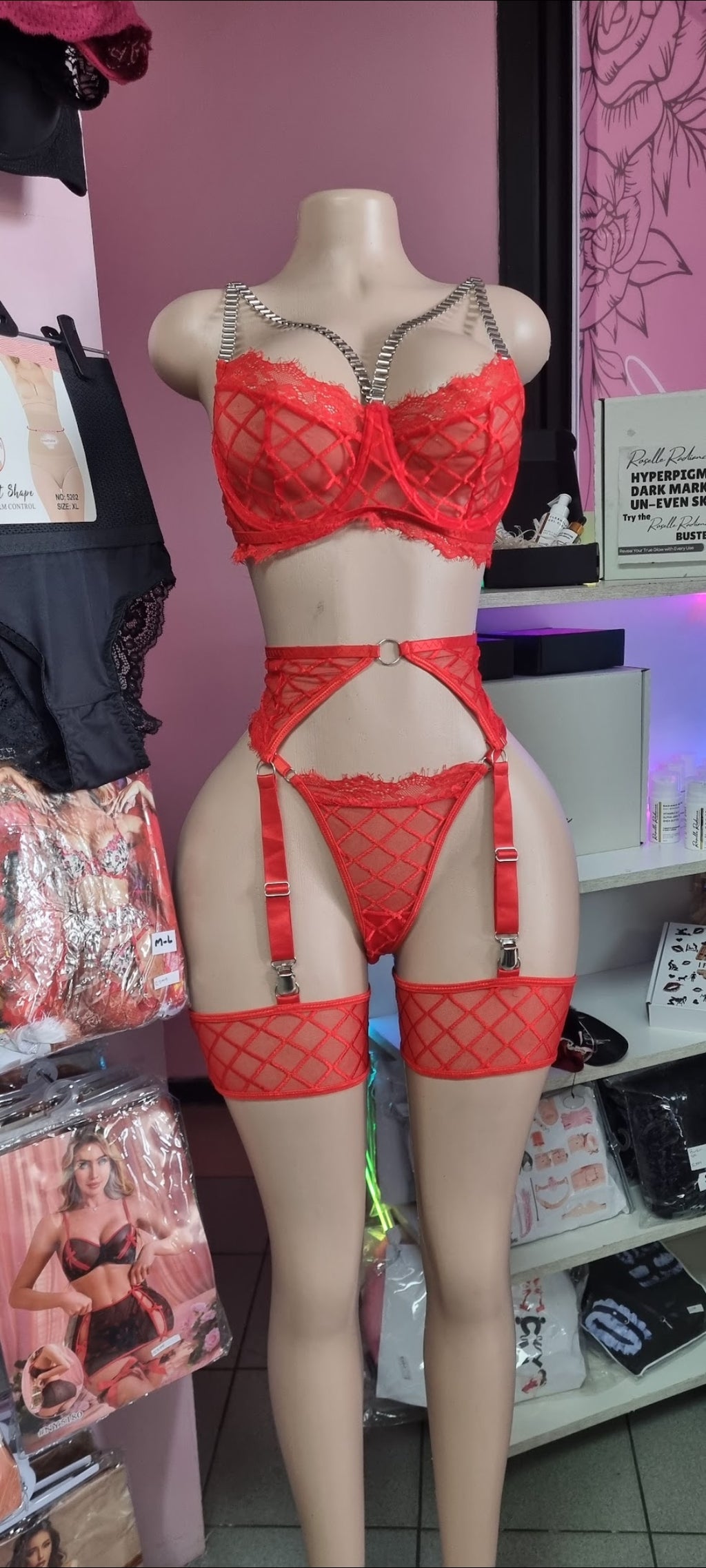 Diamond babe lingerie set