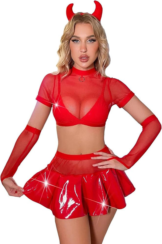 Dare Devil Lingerie set (headband included)