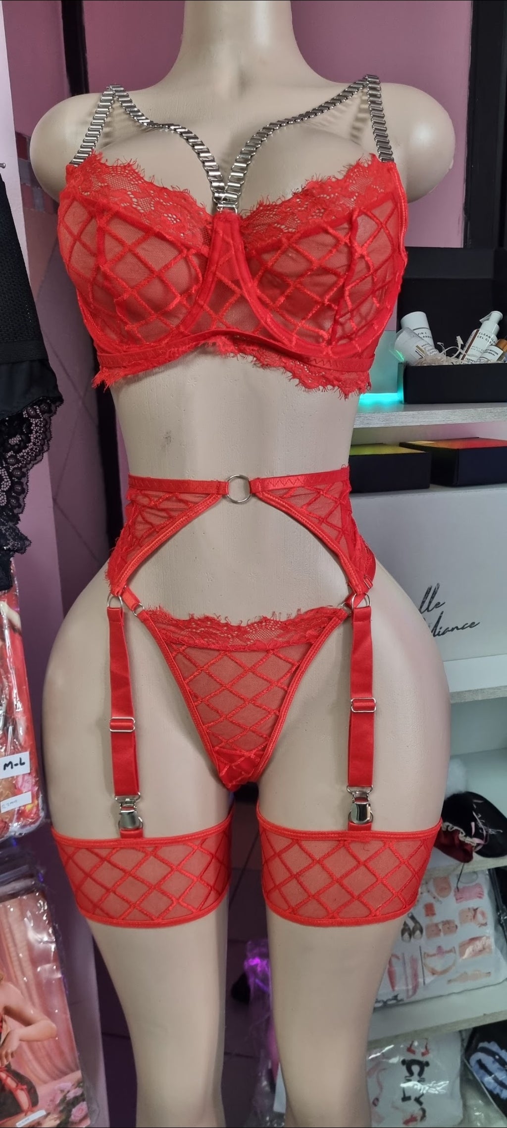 Diamond babe lingerie set