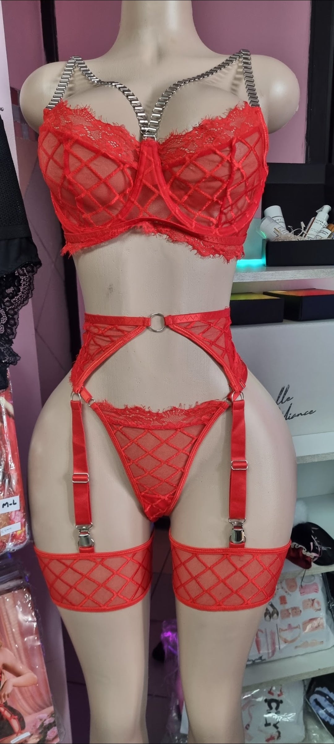 Diamond babe lingerie set