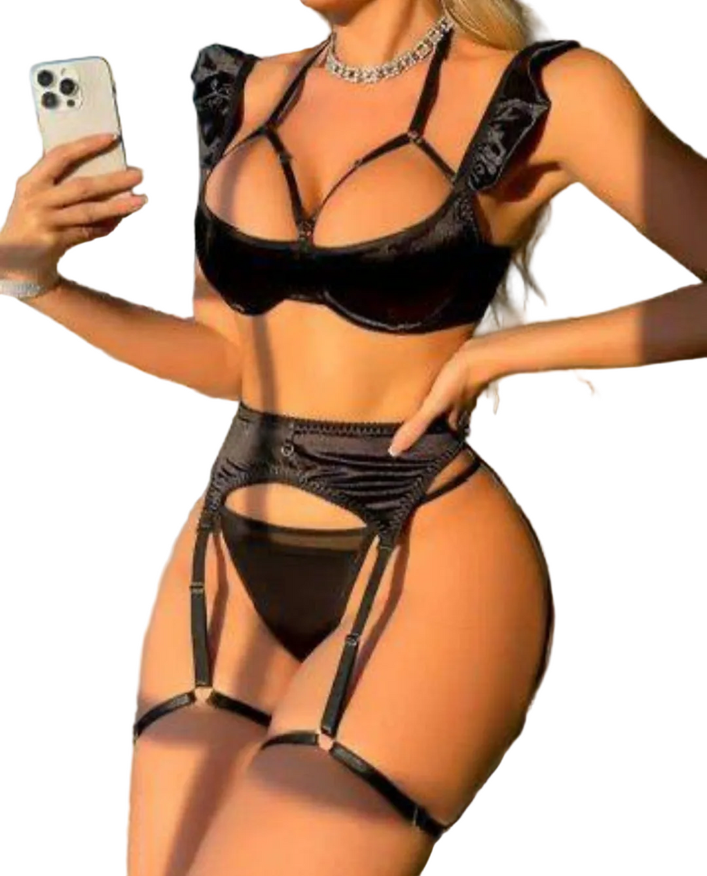 Ruffle Lingerie Set