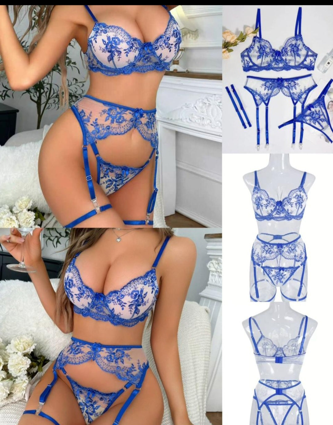 BLEU Lingerie Set