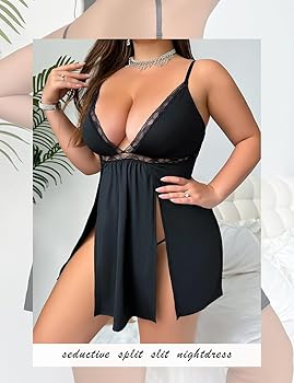 High Double Slit Babydoll