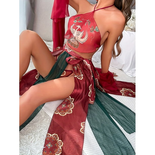 Dragon 4pc Lingerie set