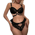 2pc Lacey skull print Lingerie Set