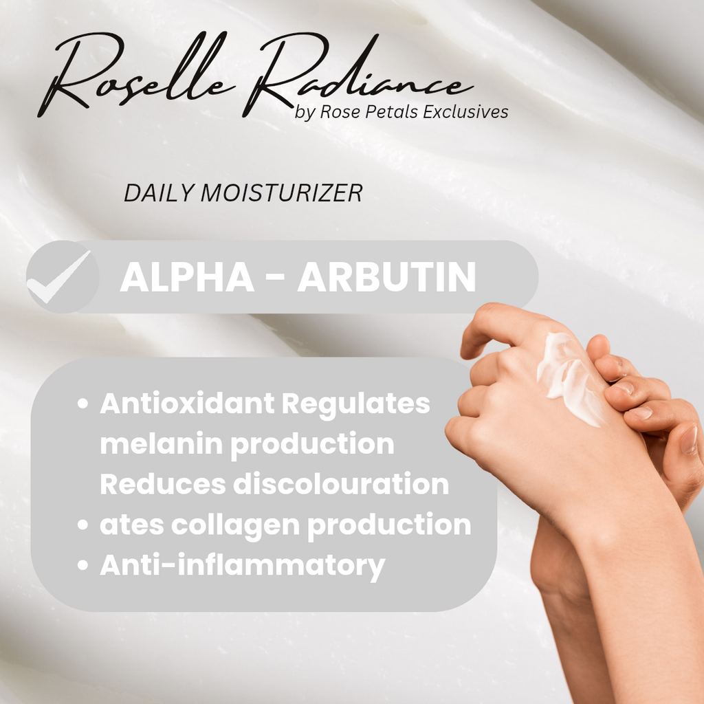 Vitamin E & C - Alpha-Arbutin - Shea Butter | Daily Moisturizer